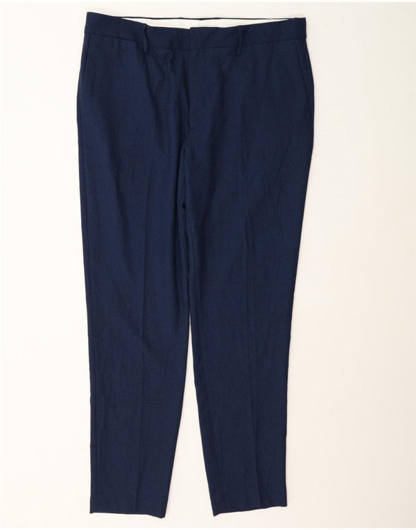 Spodnie męskie Zara Slim Chino EU 46 XL W36 L30 Granatowe