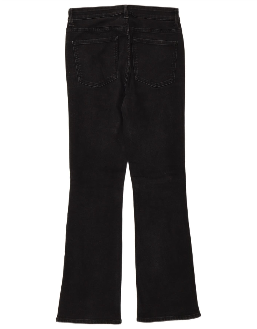 Marks & Spencer Damskie jeansy rozkloszowane UK 10 Small W26 L30 Szara bawełna