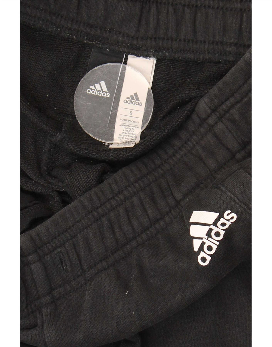 Adidas Męskie Spodnie Dresowe Joggery Małe Czarne Bawełniane