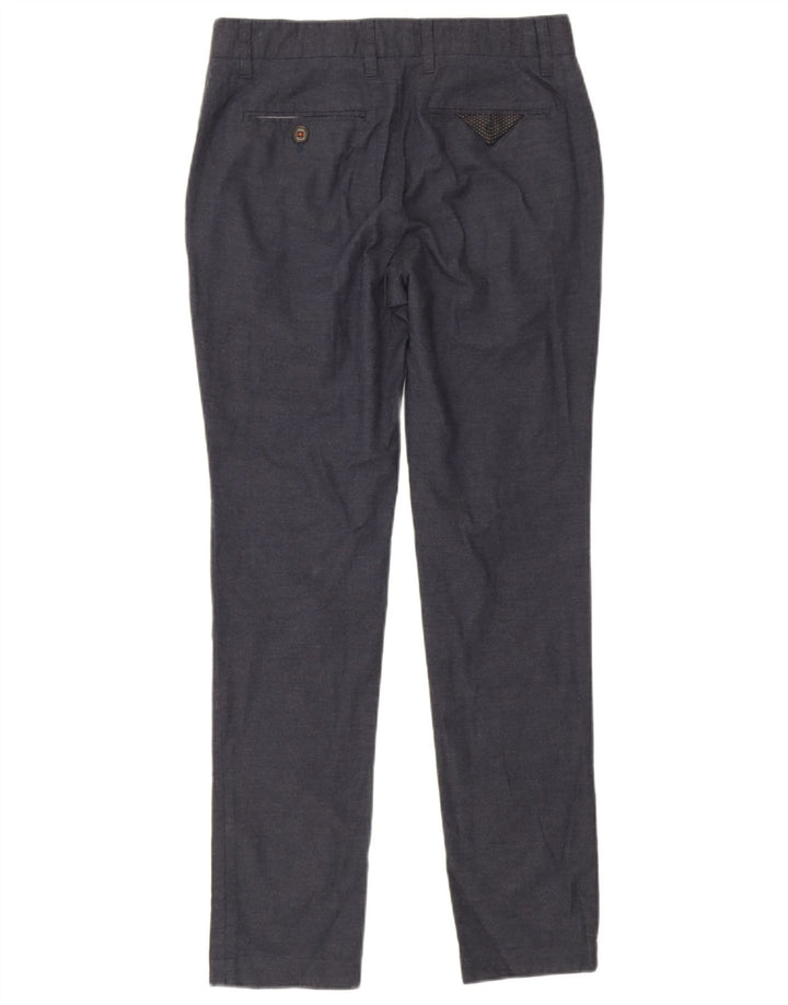 Męskie spodnie garniturowe Ted Baker W30 L30 granatowe