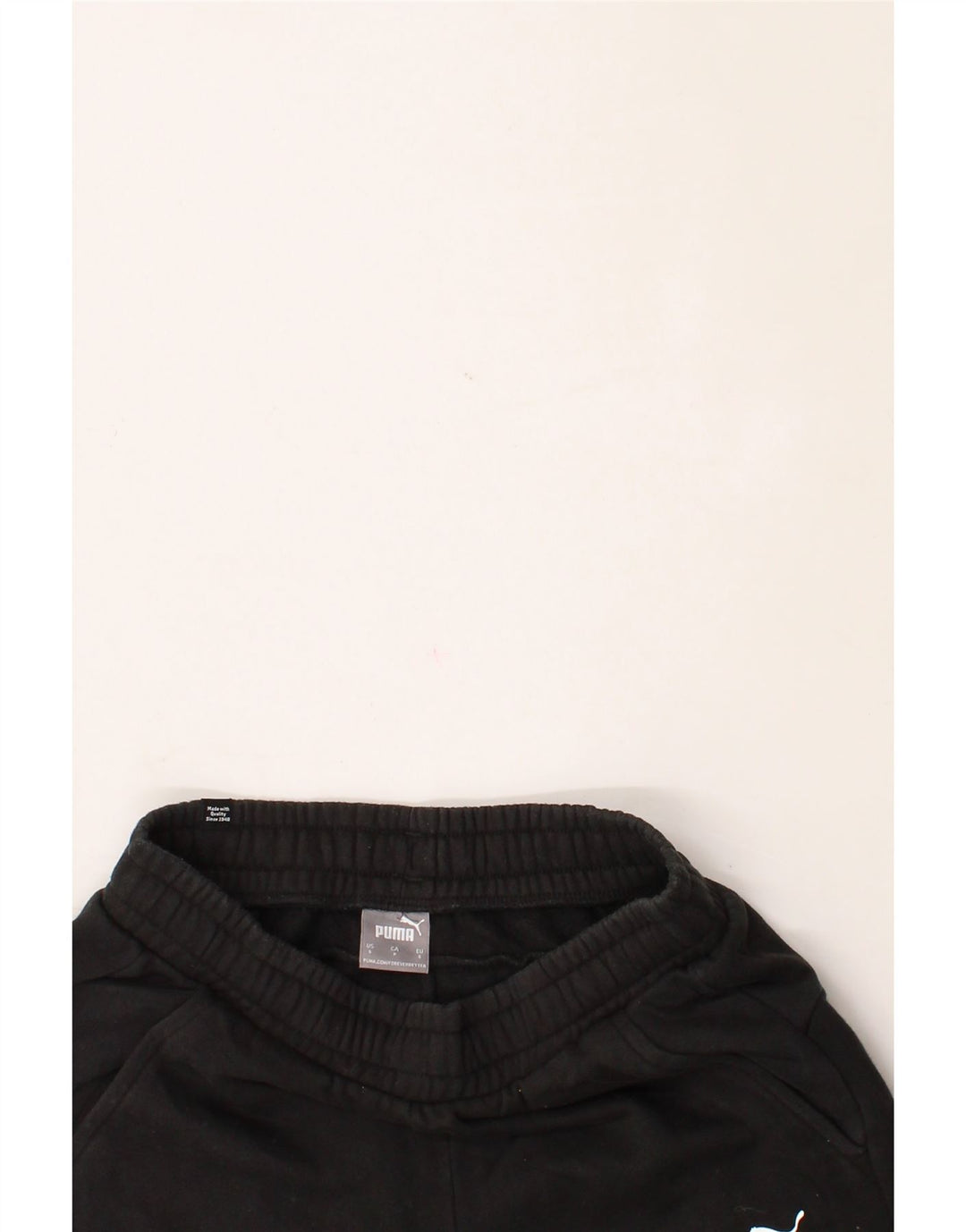 PUMA Mens Tracksuit Trousers Joggers Small  Black Cotton Vintage Puma and Second-Hand Puma from Messina Hembry 