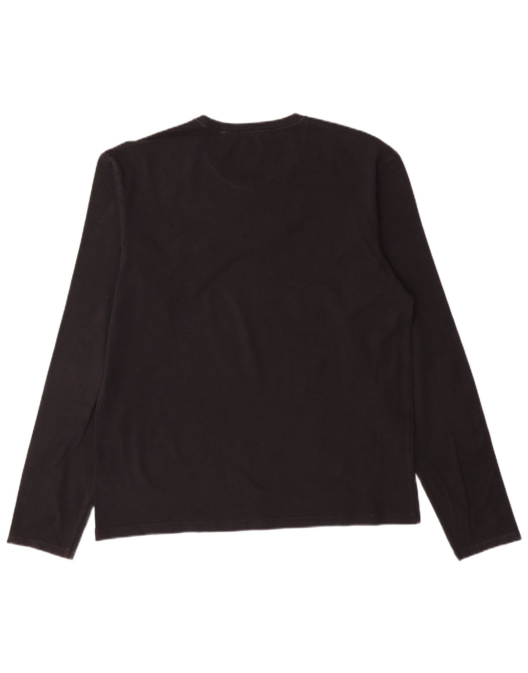 Męski top GUESS z długim rękawem XL, czarny, bawełniany