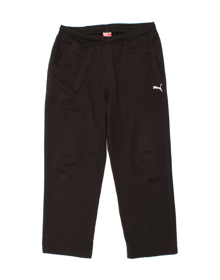 PUMA Mens Tracksuit Trousers Medium  Black Polyester Vintage Puma and Second-Hand Puma from Messina Hembry 