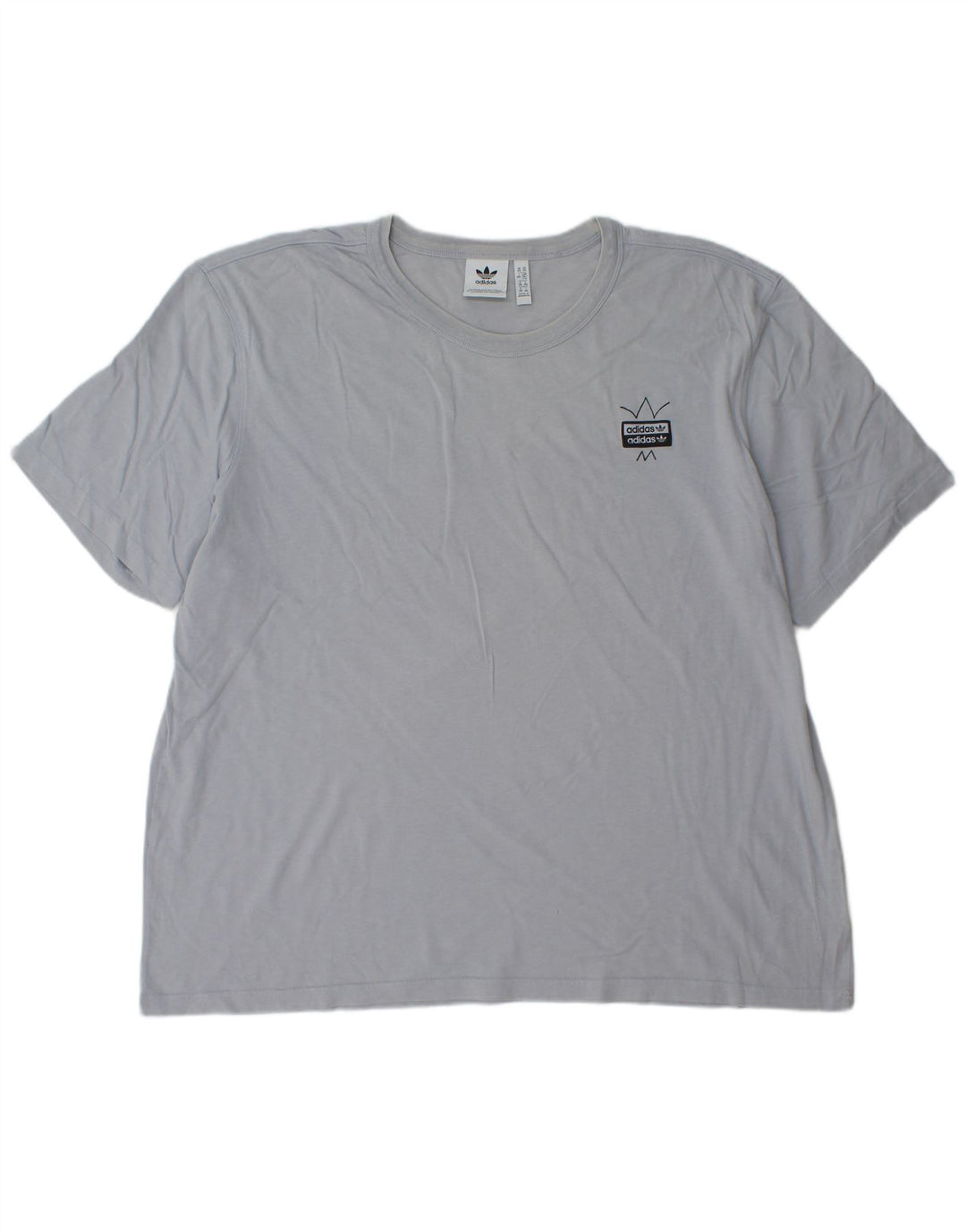 Adidas Męska koszulka graficzna Top 2XL Niebieska bawełna