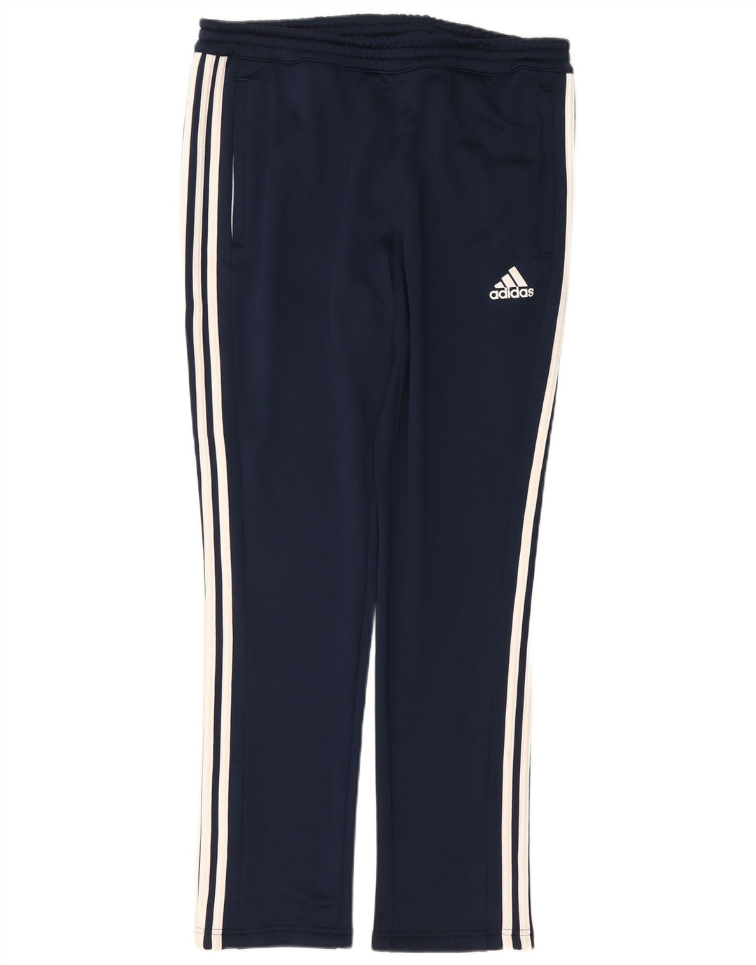 Męskie spodnie dresowe ADIDAS, duże, granatowe, z poliestru
