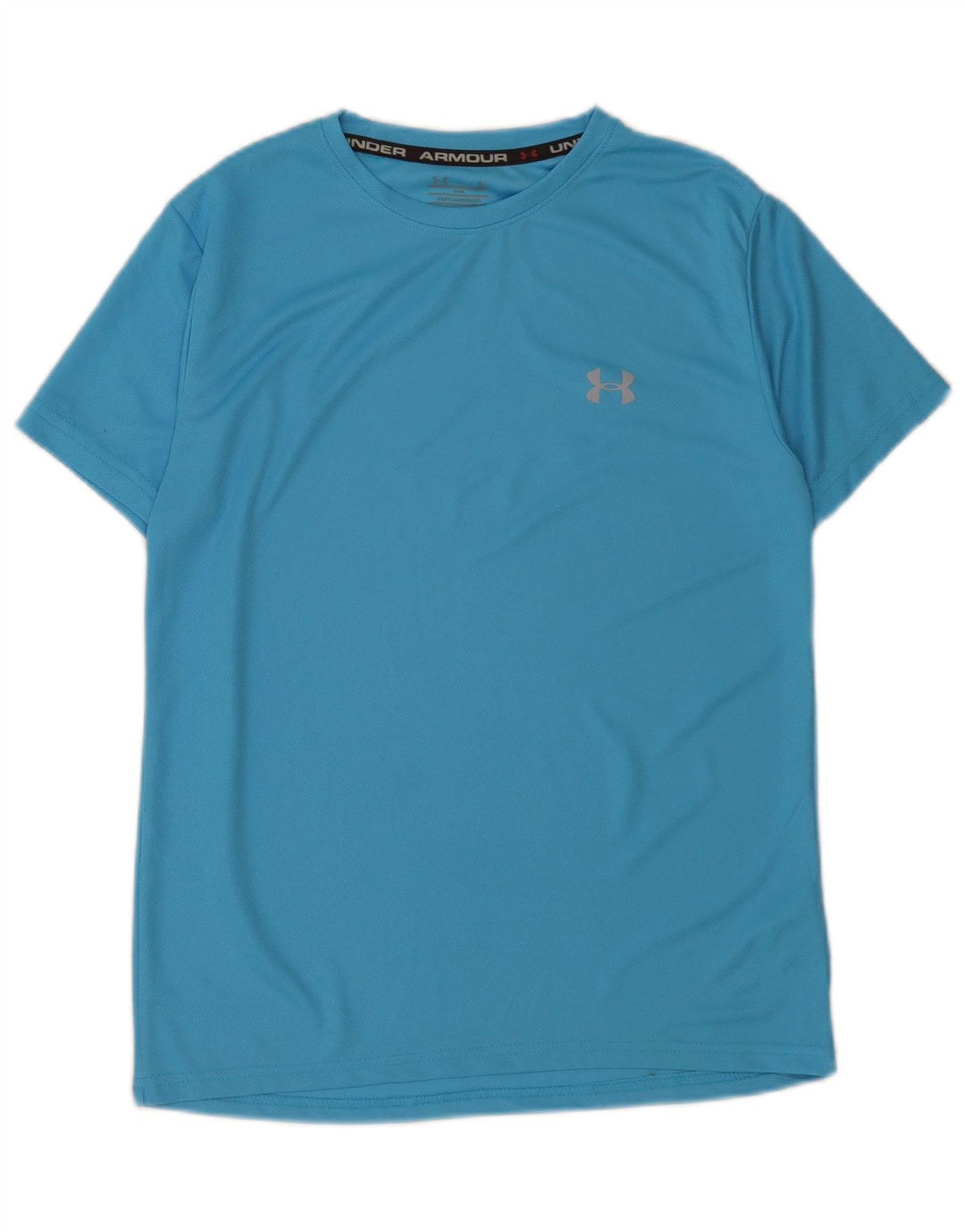 Under Armour Męski T-shirt Top Mały Niebieski Bawełniany