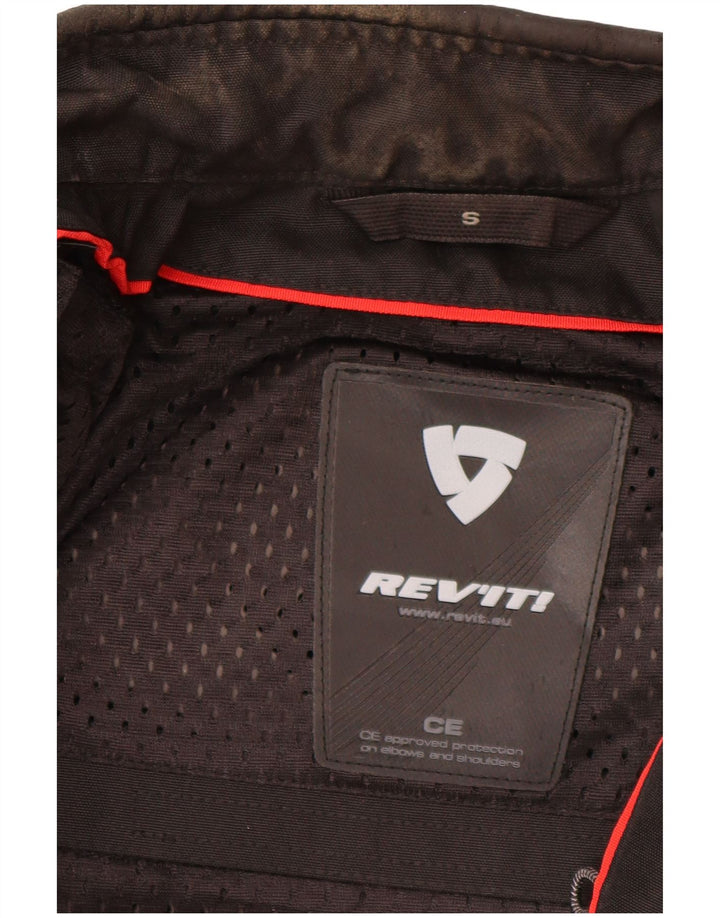Męska kurtka wyścigowa REVIT Graphic Racer UK 36, mała, czarna, poliester