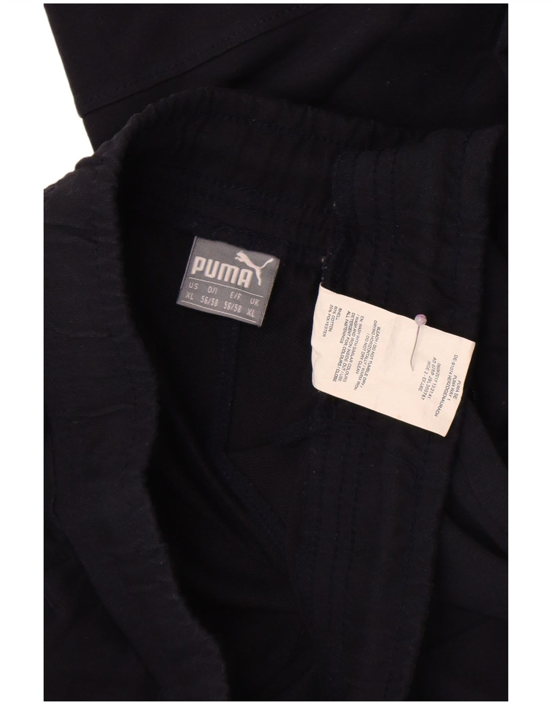 Męskie spodnie dresowe Puma z grafiką XL, czarne, bawełniane