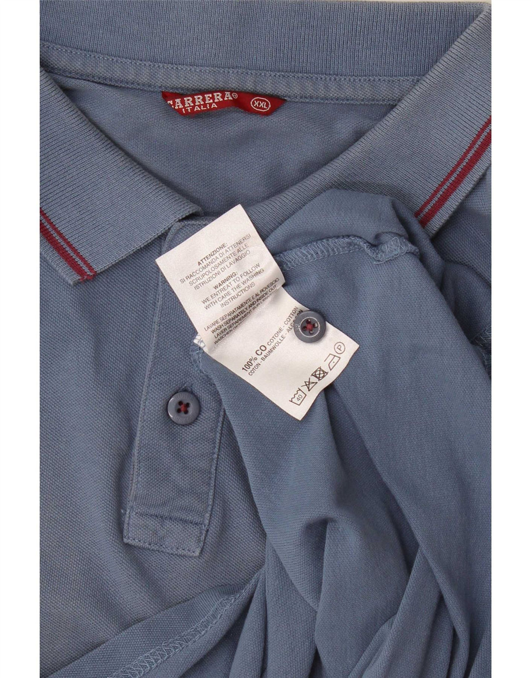Męska koszulka polo Carrera 2XL, bawełniana w niebieskie paski