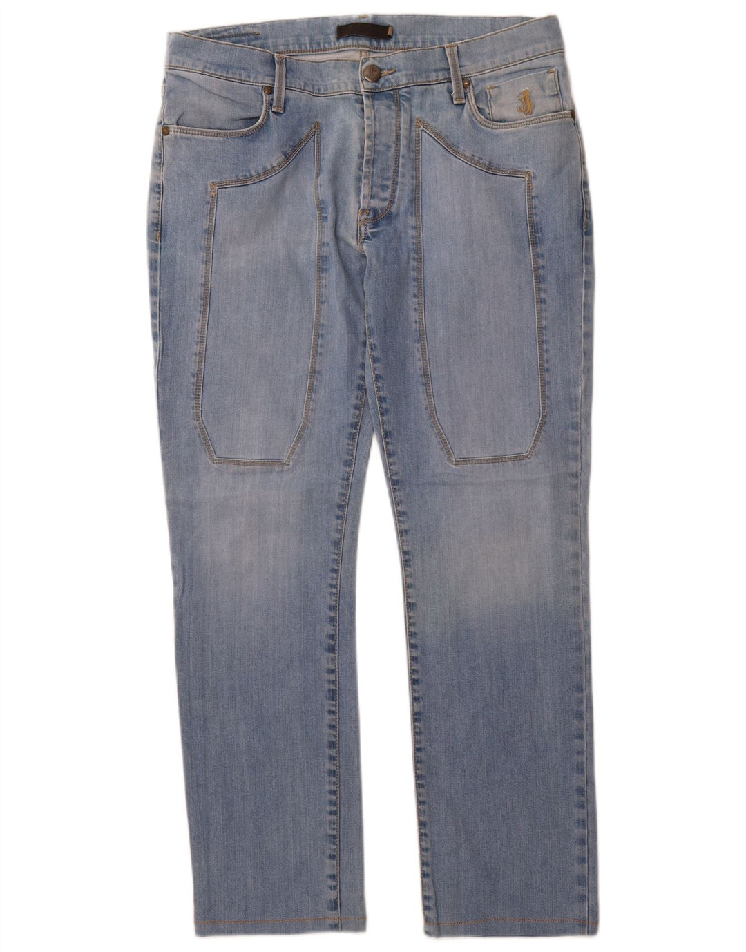 JECKERSON Mens Slim Jeans W36 L29 Blue Cotton