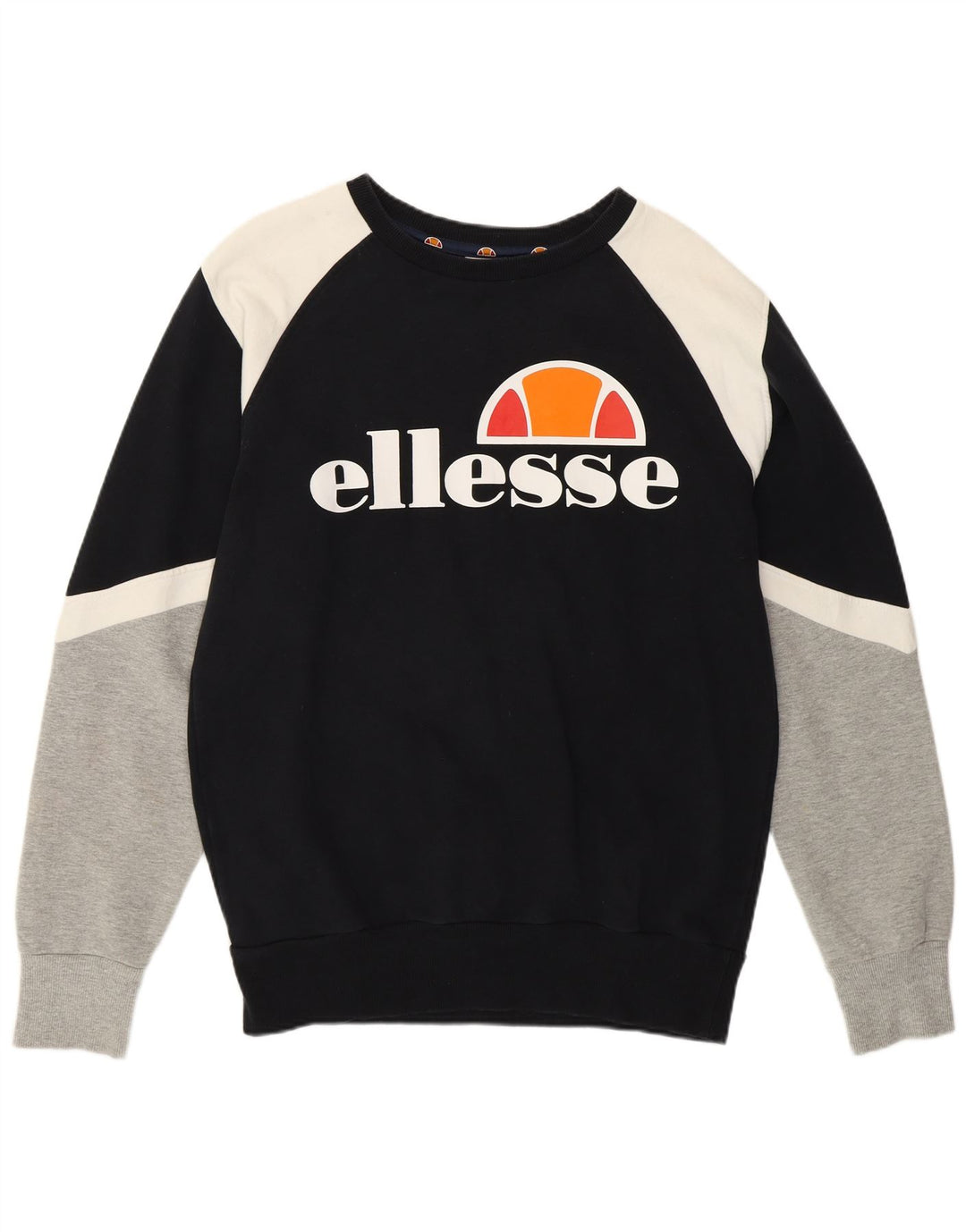 Damska bluza Ellesse Graphic Jumper UK 10 Small Black Colorblock
