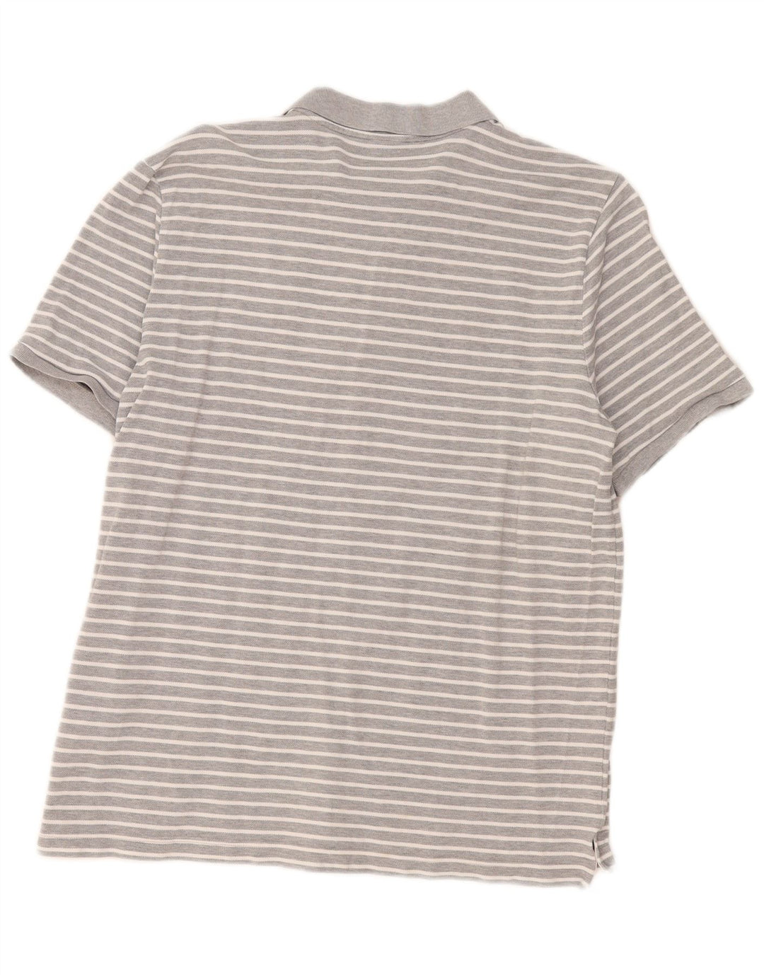 Męska koszulka polo Nike XL, szara, bawełniana w paski