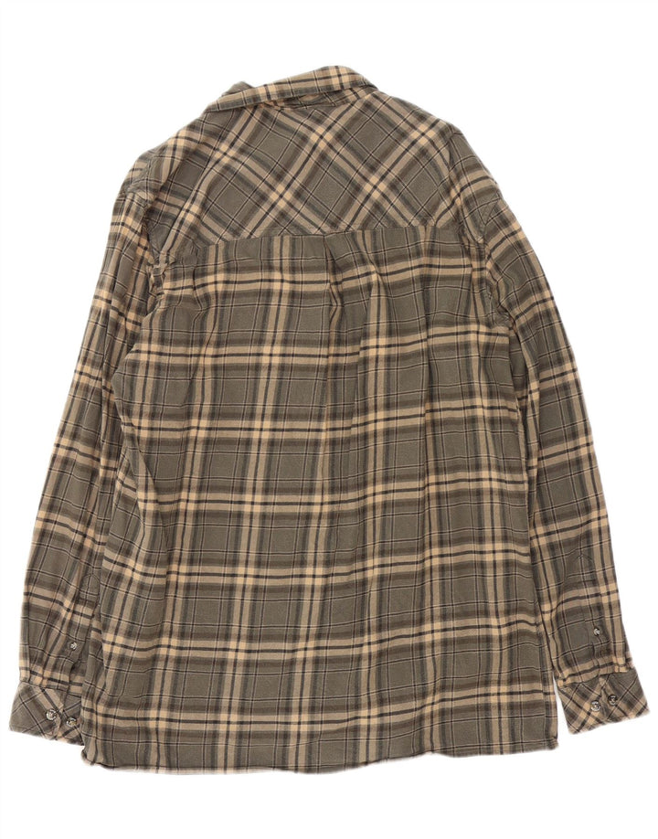 Męska koszula flanelowa Jack Wolfskin XL, bawełniana, szara krata