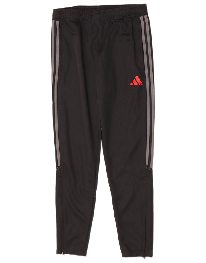 Męskie spodnie dresowe Adidas Aeroready, średni czarny poliester