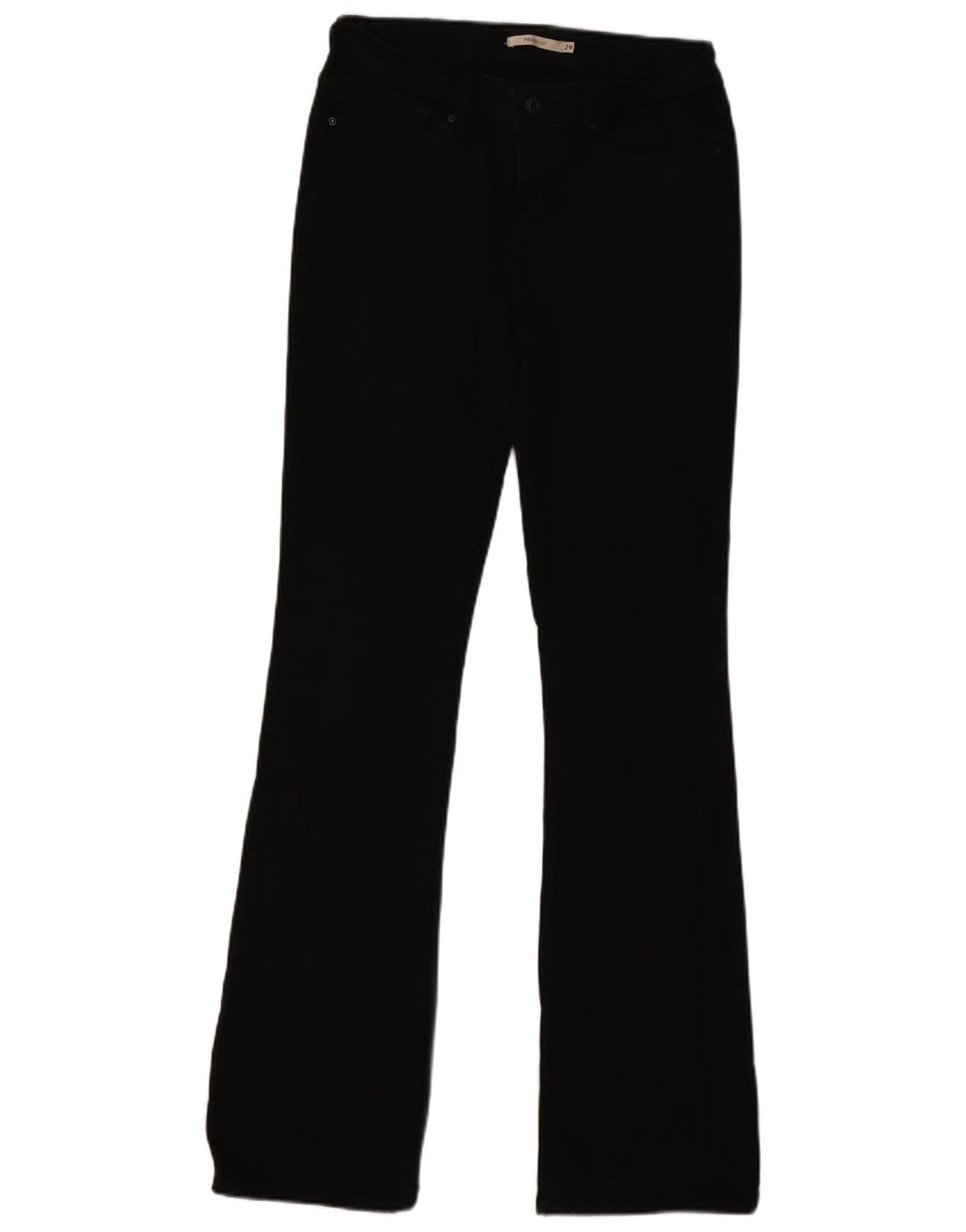 Damskie dżinsy Levi's 715 Bootcut W29 L33 Czarna bawełna