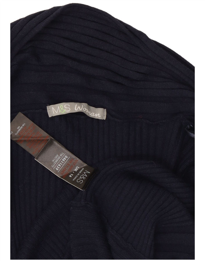 Sweter damski Marks & Spencer Longline Cardigan UK 14, średni granatowy