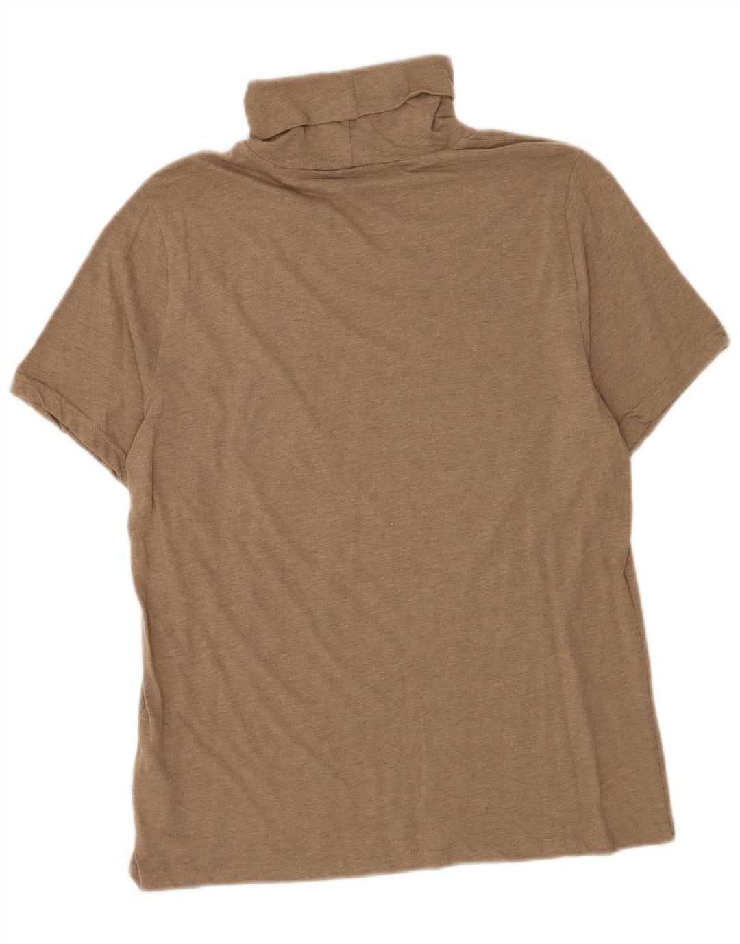 Bluzka damska J. Crew z okrągłym dekoltem, UK 14, duża, brązowa bawełna