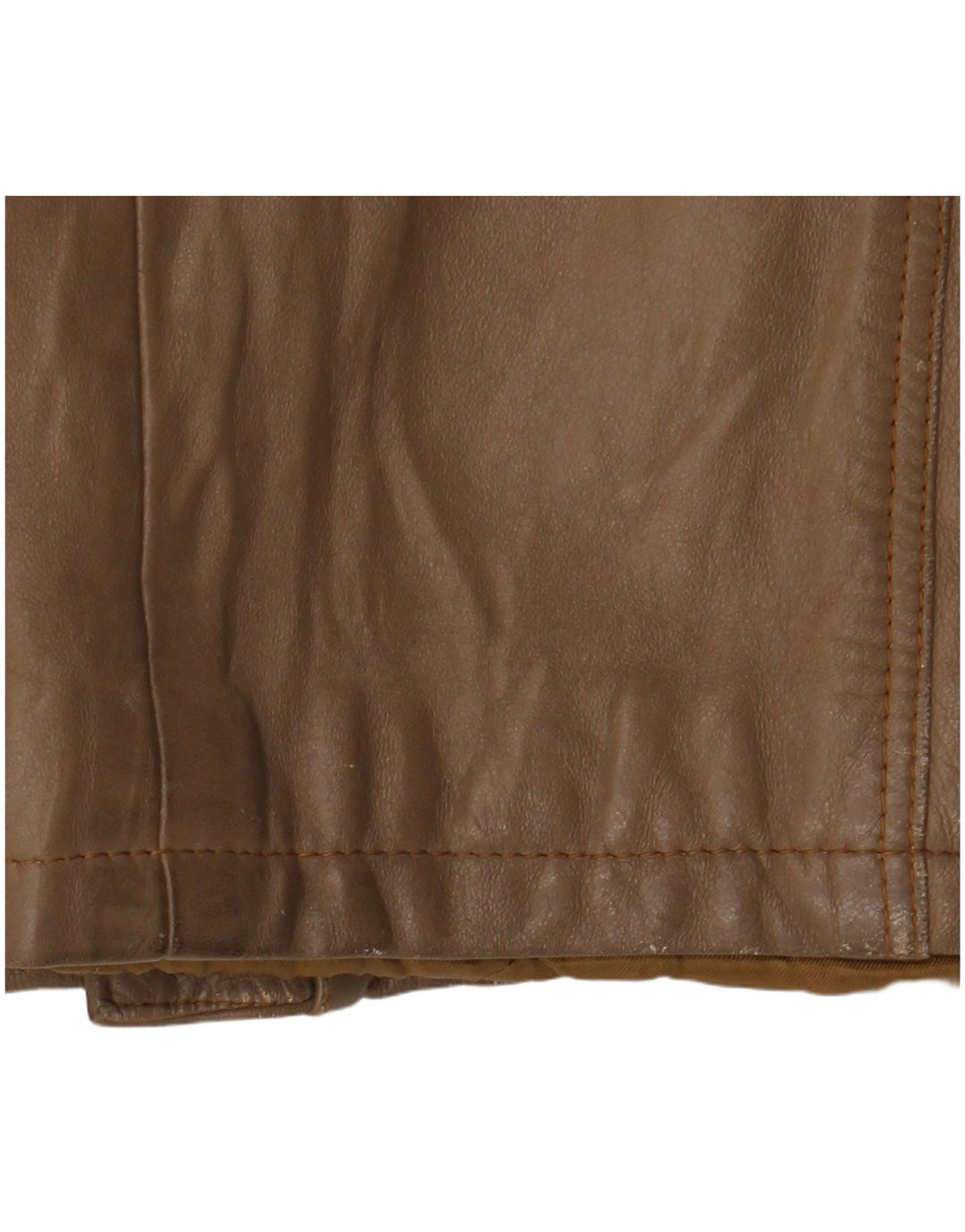 Vintage damska kurtka skórzana UK 14 średni brąz