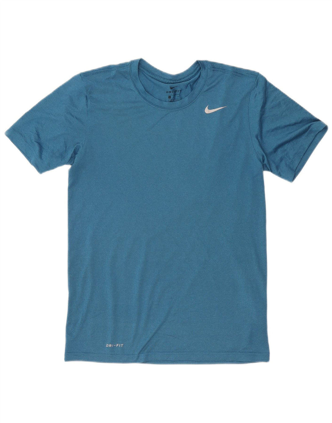 Męski T-shirt Nike Dri Fit, mały, niebieski, poliestrowy