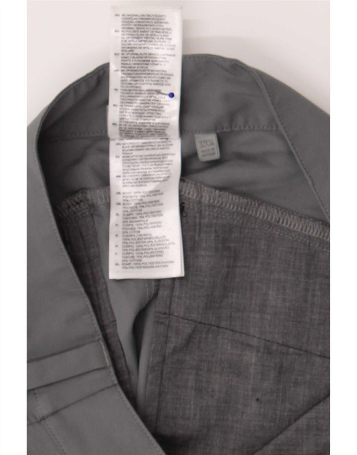 Damskie spodnie Chino Adidas Slim Fit W30 L34 Szary poliester