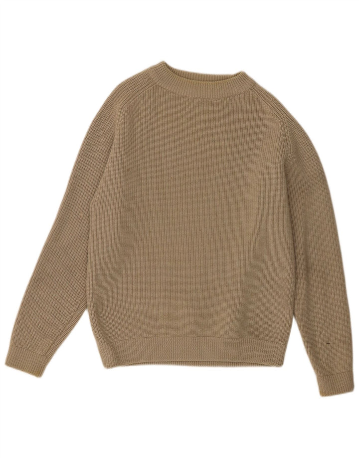 Męski sweter z golfem L.L.Bean, średnia wełna khaki