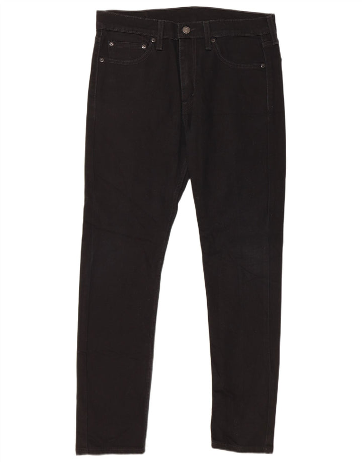 Damskie jeansy Levi's Slim W32 L30 Czarna bawełna