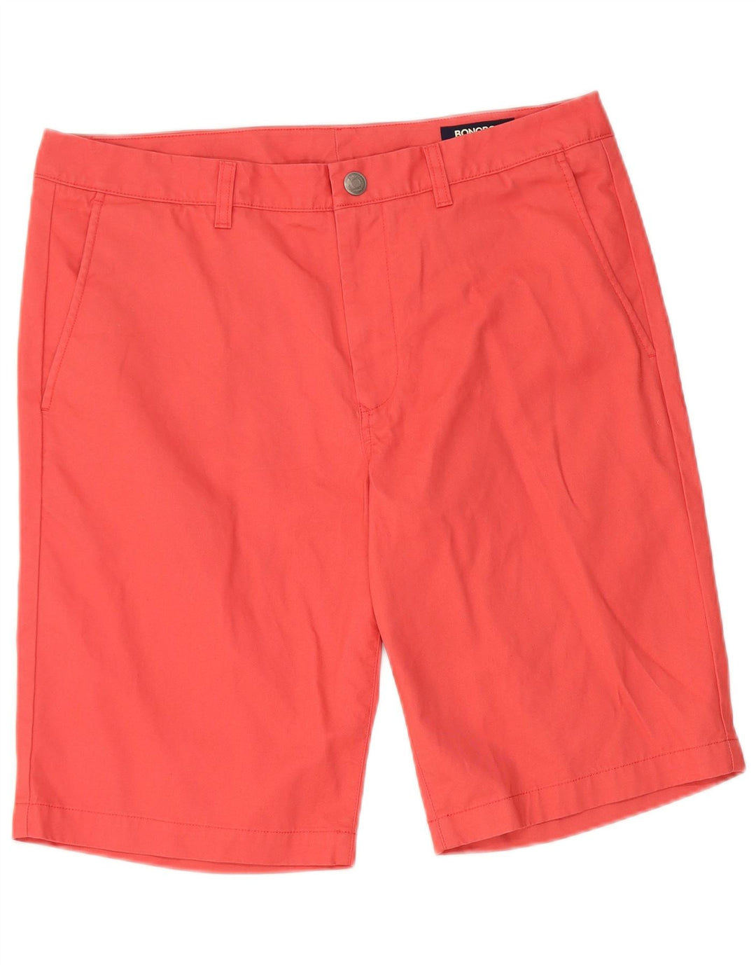 Męskie spodenki Chino BONOBOS W34, duże, różowe, bawełniane