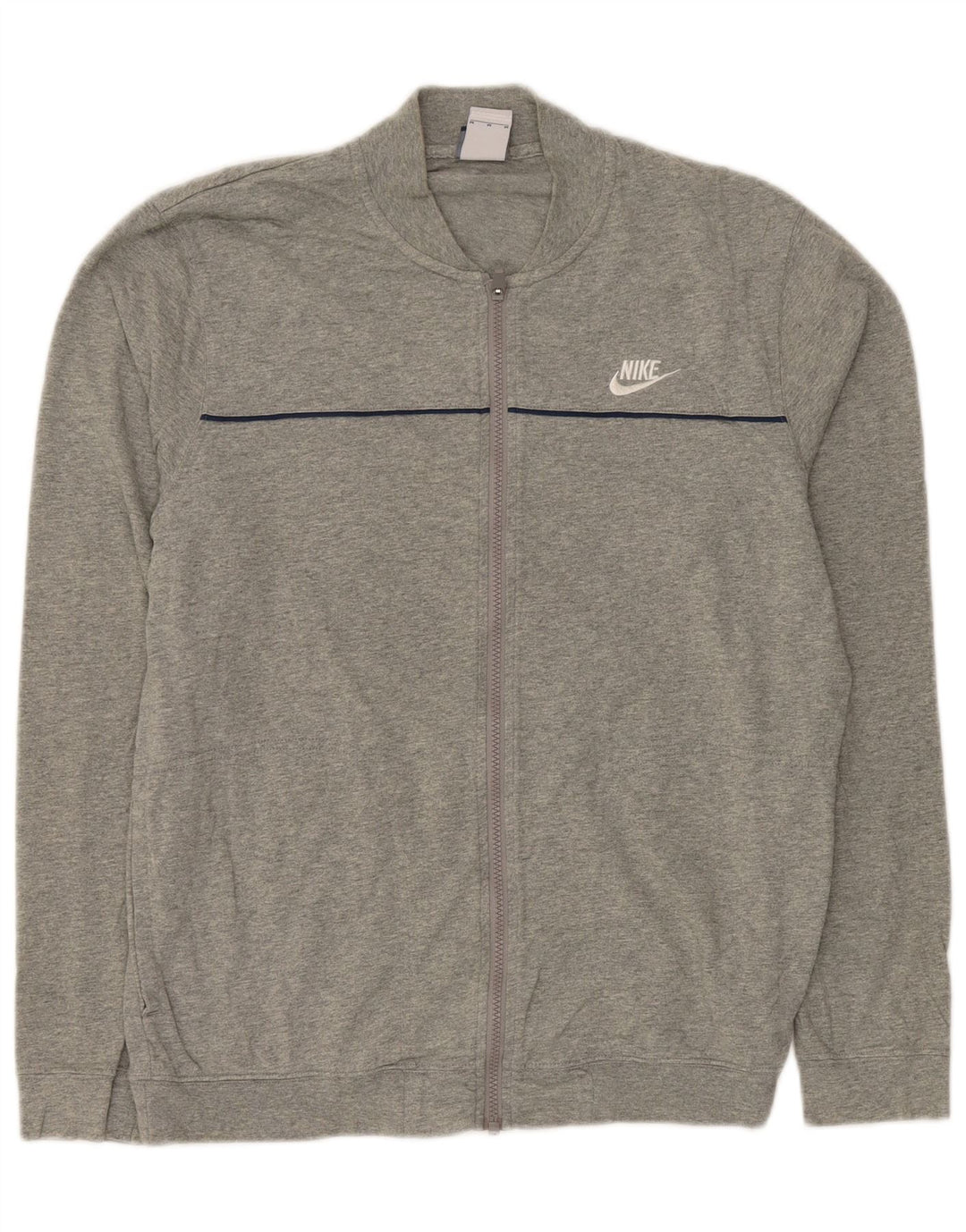 Męska bluza dresowa NIKE, średnia szara bawełna