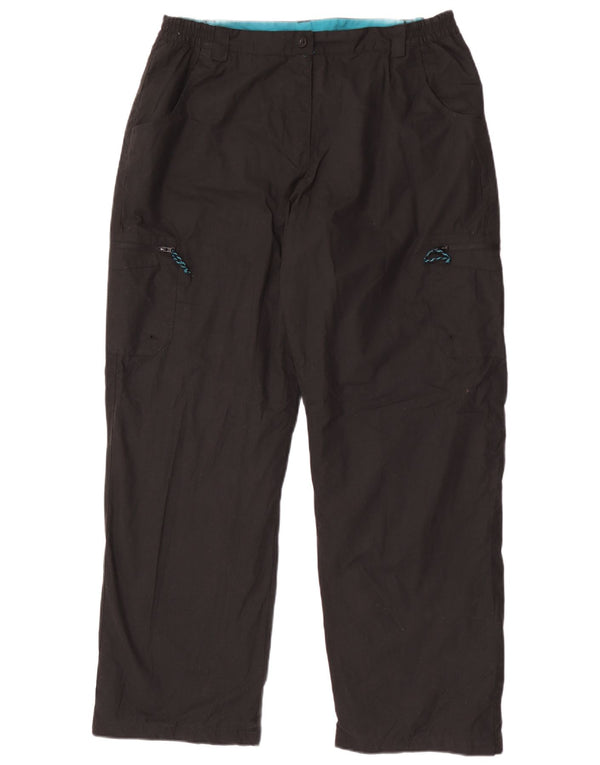 Damskie proste spodnie wiatrówki Mountain Warehouse UK 16, duże W36 L31