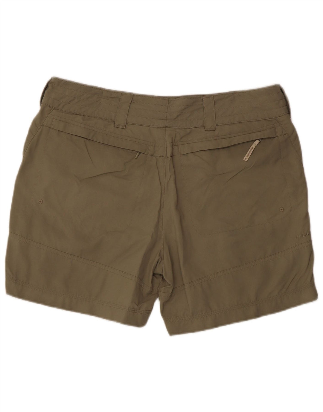 Damskie spodenki typu Chino COLUMBIA, tytanowe US 12, duże, W36, nylon khaki
