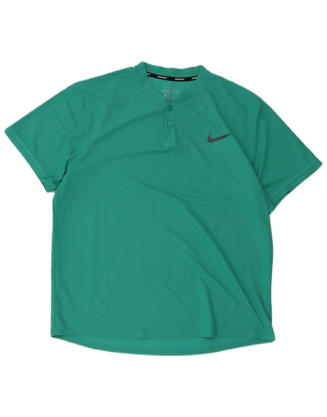 Męski T-shirt Nike Dri Fit Top XL Zielony Poliester