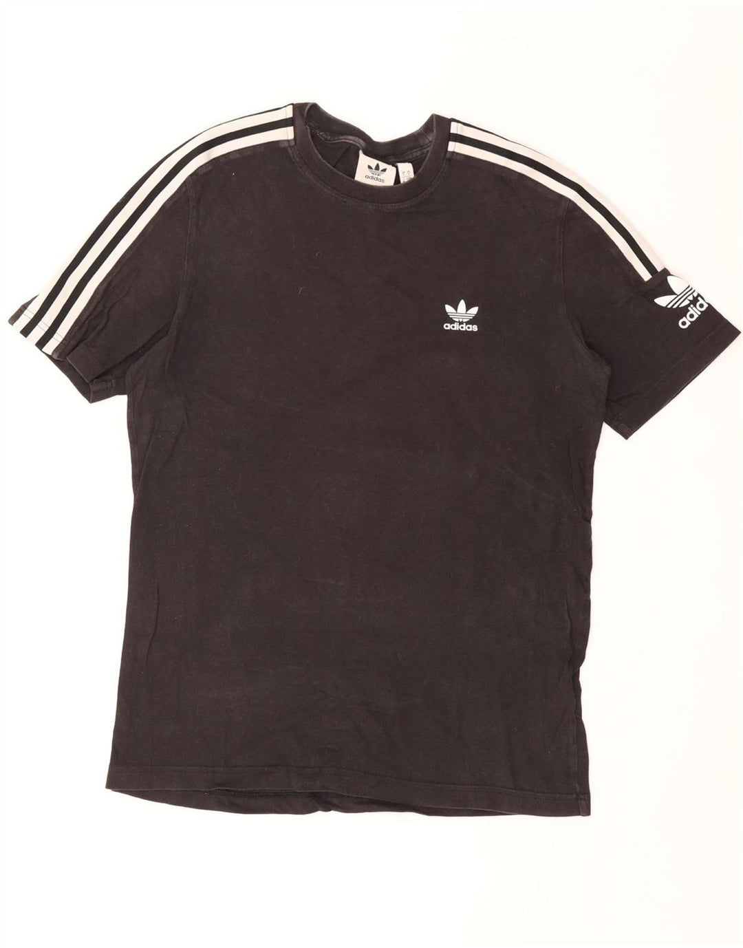 T-shirt męski ADIDAS, mały, czarny, bawełniany