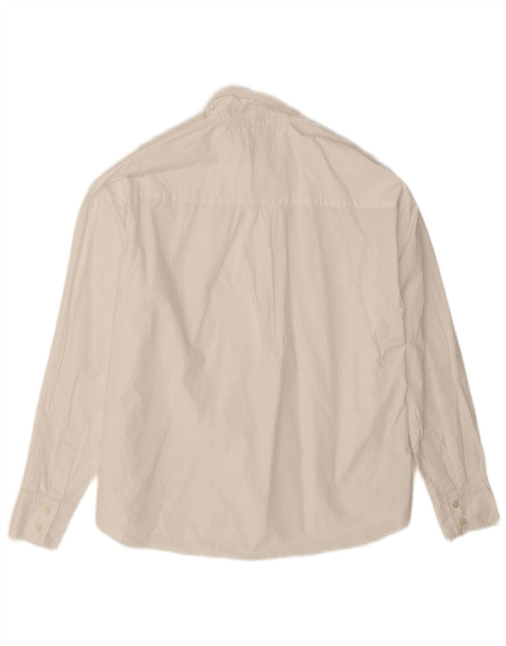 Damska koszula oversize Trussardi IT 38 XS, biała bawełna