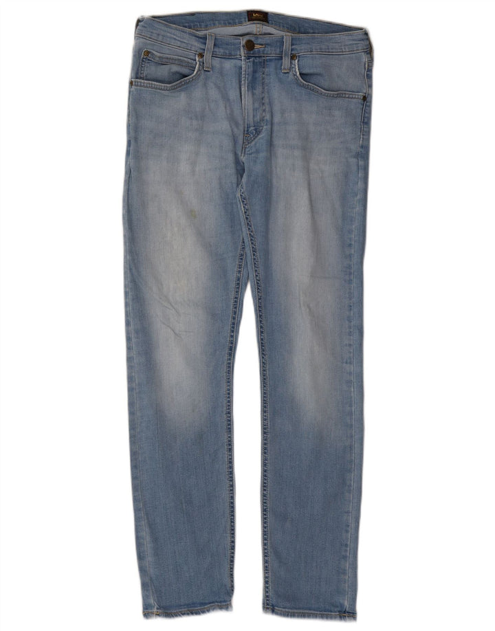 Damskie jeansy Lee Luke Slim W31 L32 Niebieskie bawełniane