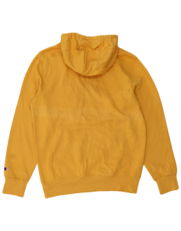 Męski sweter z kapturem CHAMPION, mały, żółty