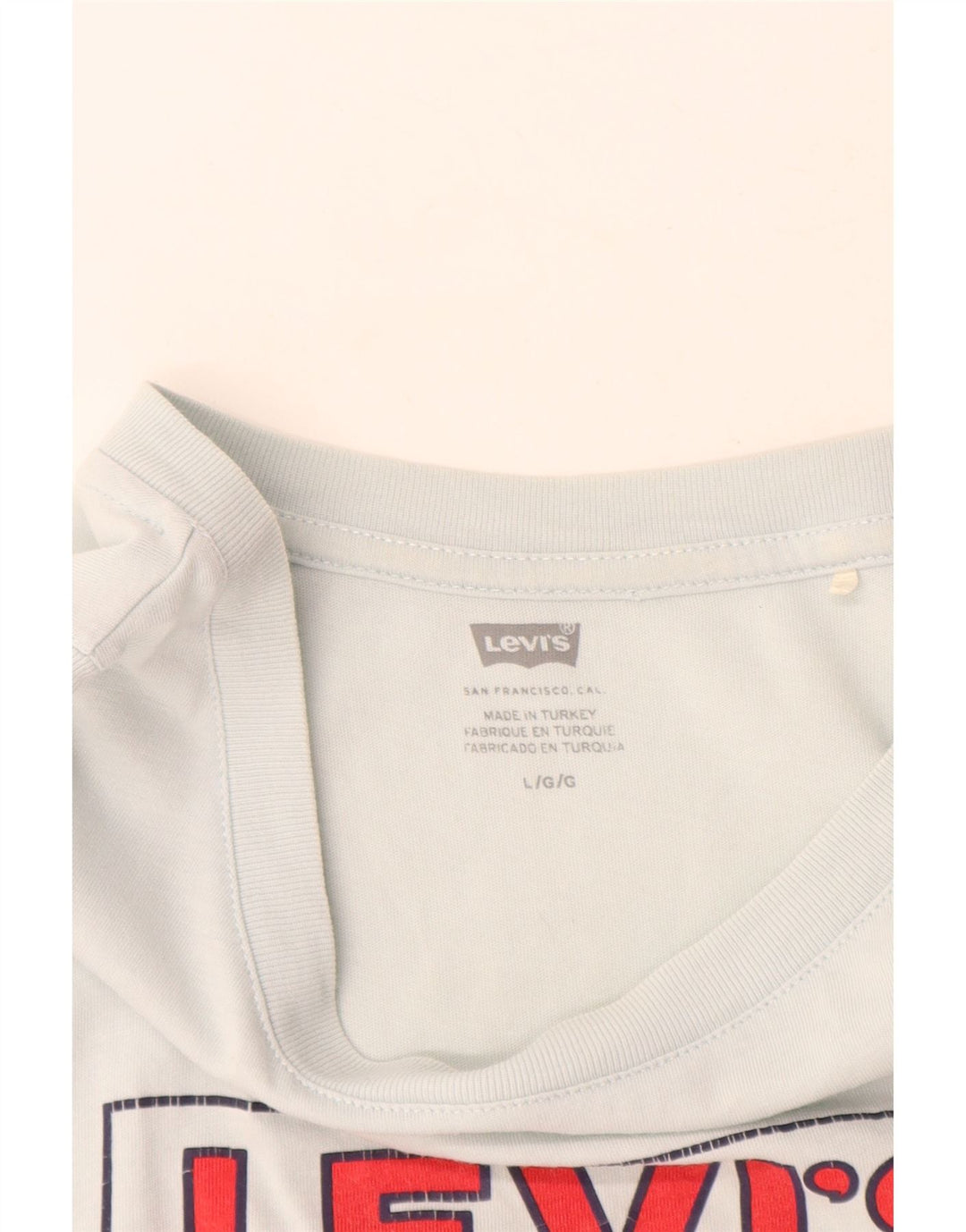 Damska kamizelka Levi's Crop Graphic UK 16, duża niebieska bawełna