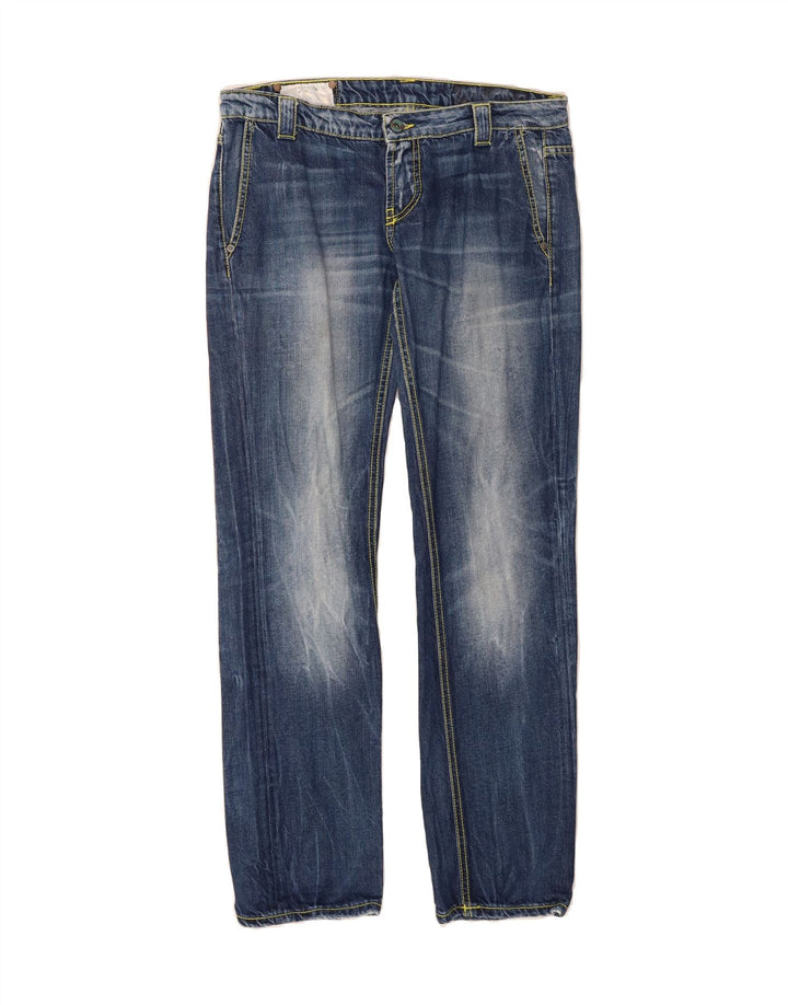 DONDUP Womens Straight Jeans W30 L30 Blue Cotton Vintage Dondup and Second-Hand Dondup from Messina Hembry 