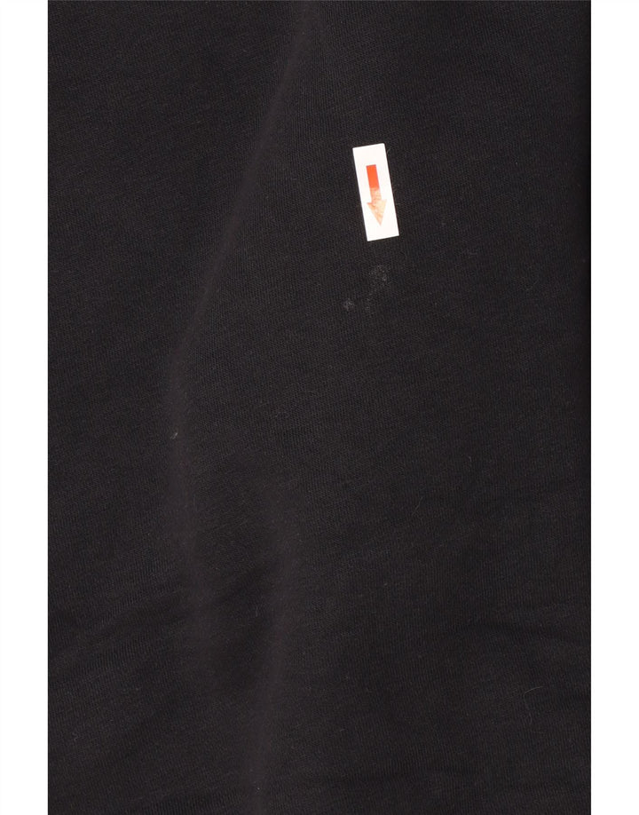 Męska bluza dresowa Nike o luźnym kroju, mała, czarna, bawełniana