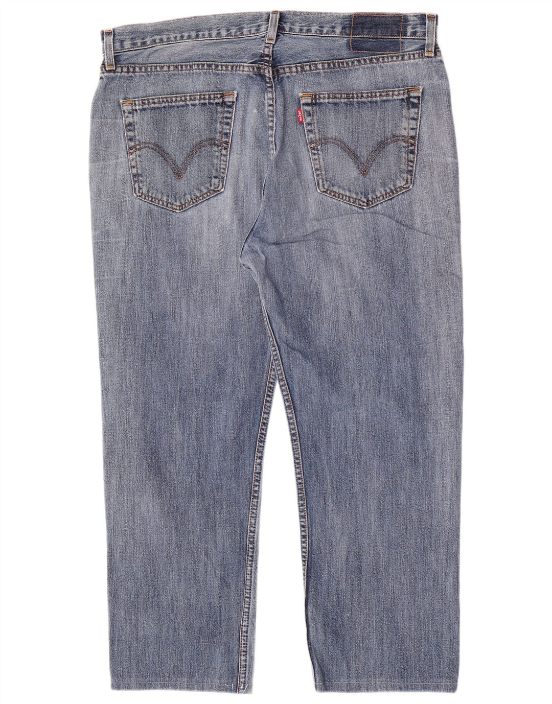 Męskie proste dżinsy Levi's W38 L26, niebieska bawełna