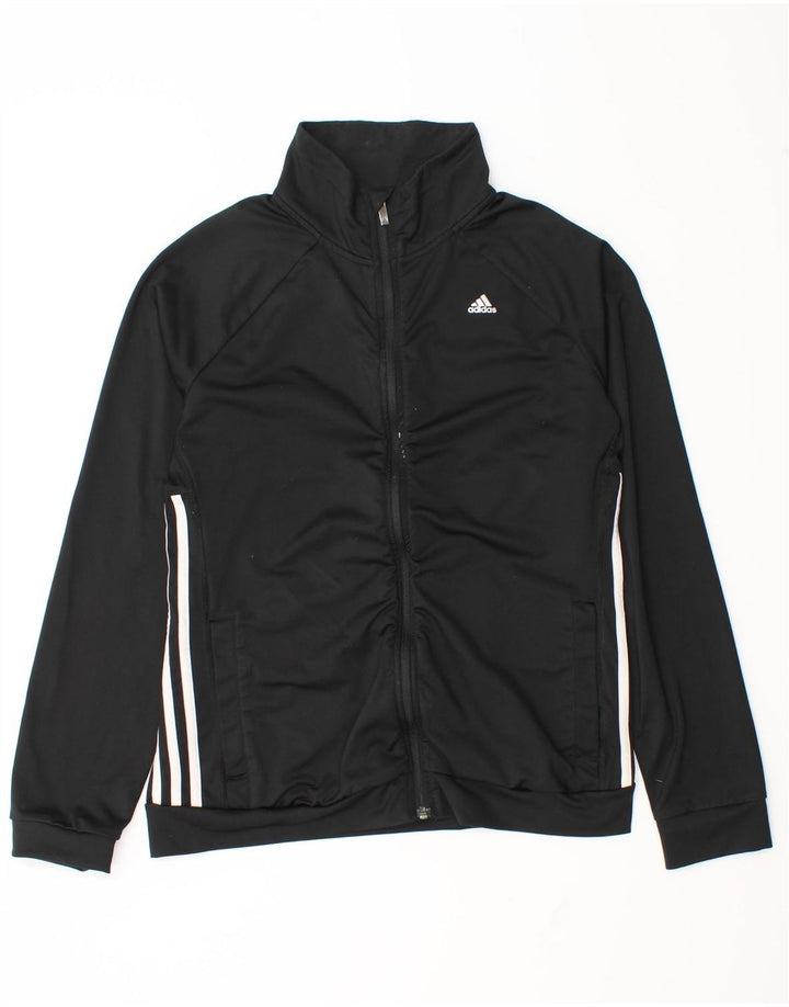 Damska kurtka dresowa adidas Climalite Top Jacket UK 12/14 Średnia czarna