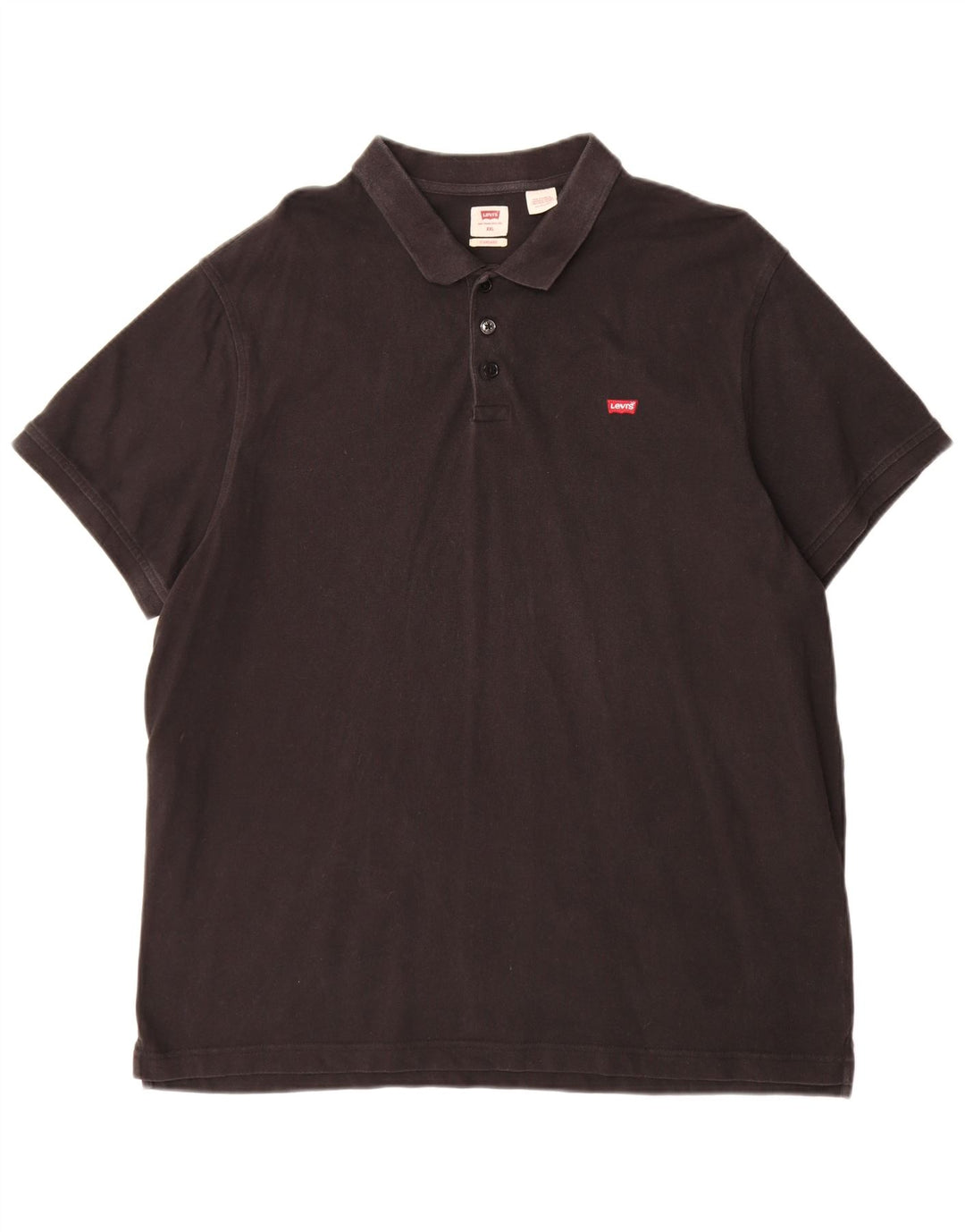 Męska standardowa koszulka polo Levi's 2XL, czarna bawełna