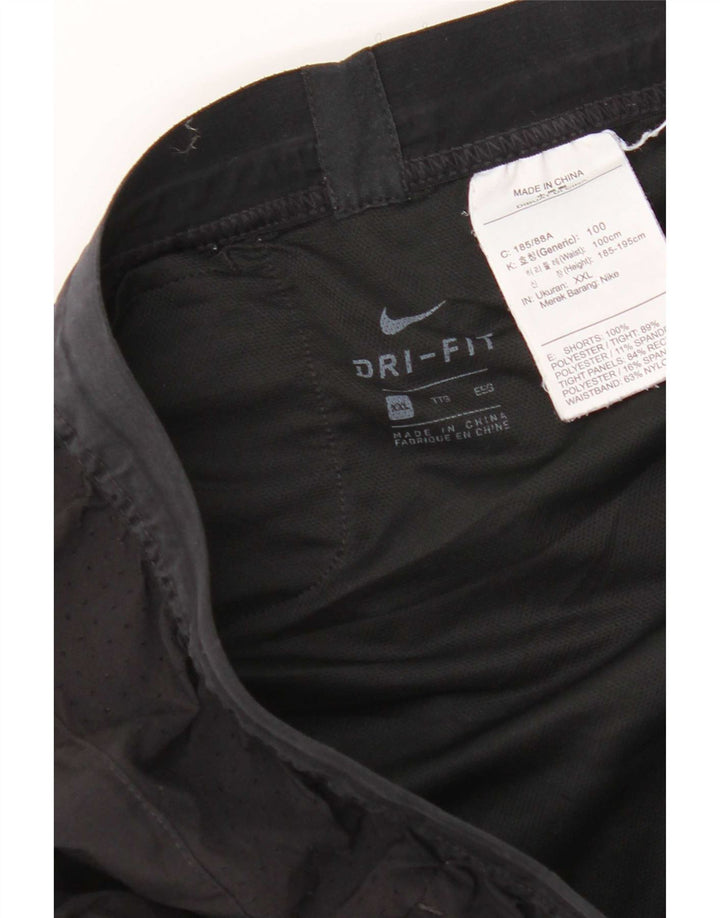 Nike Mens Dri Fit Sport Shorts 2XL Black Polyester