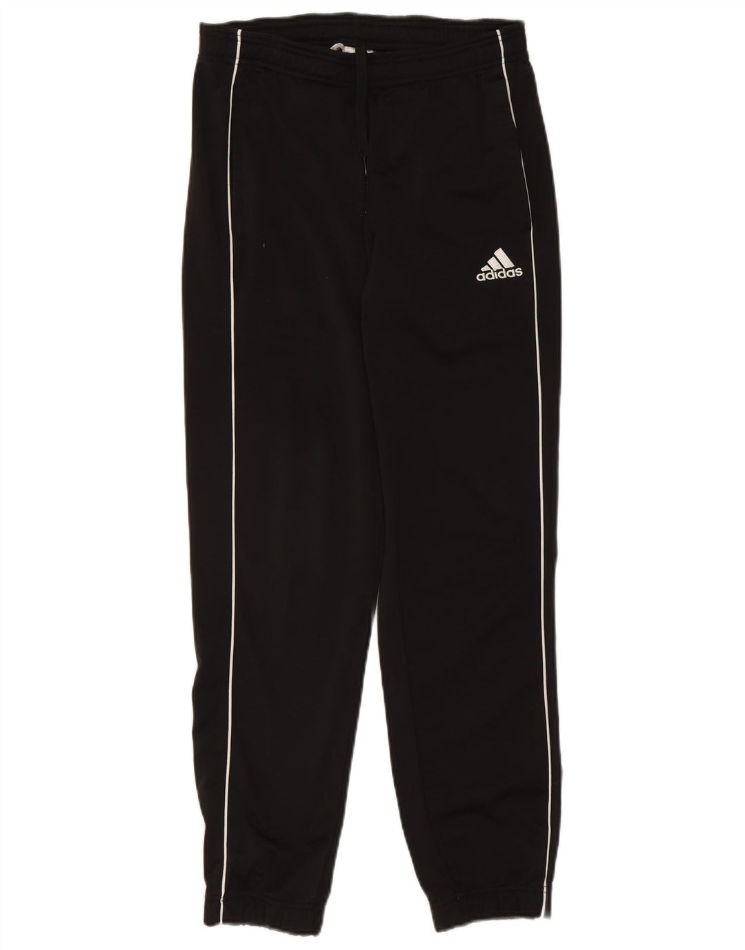 ADIDAS Mens Tracksuit Trousers Joggers Small  Black Polyester