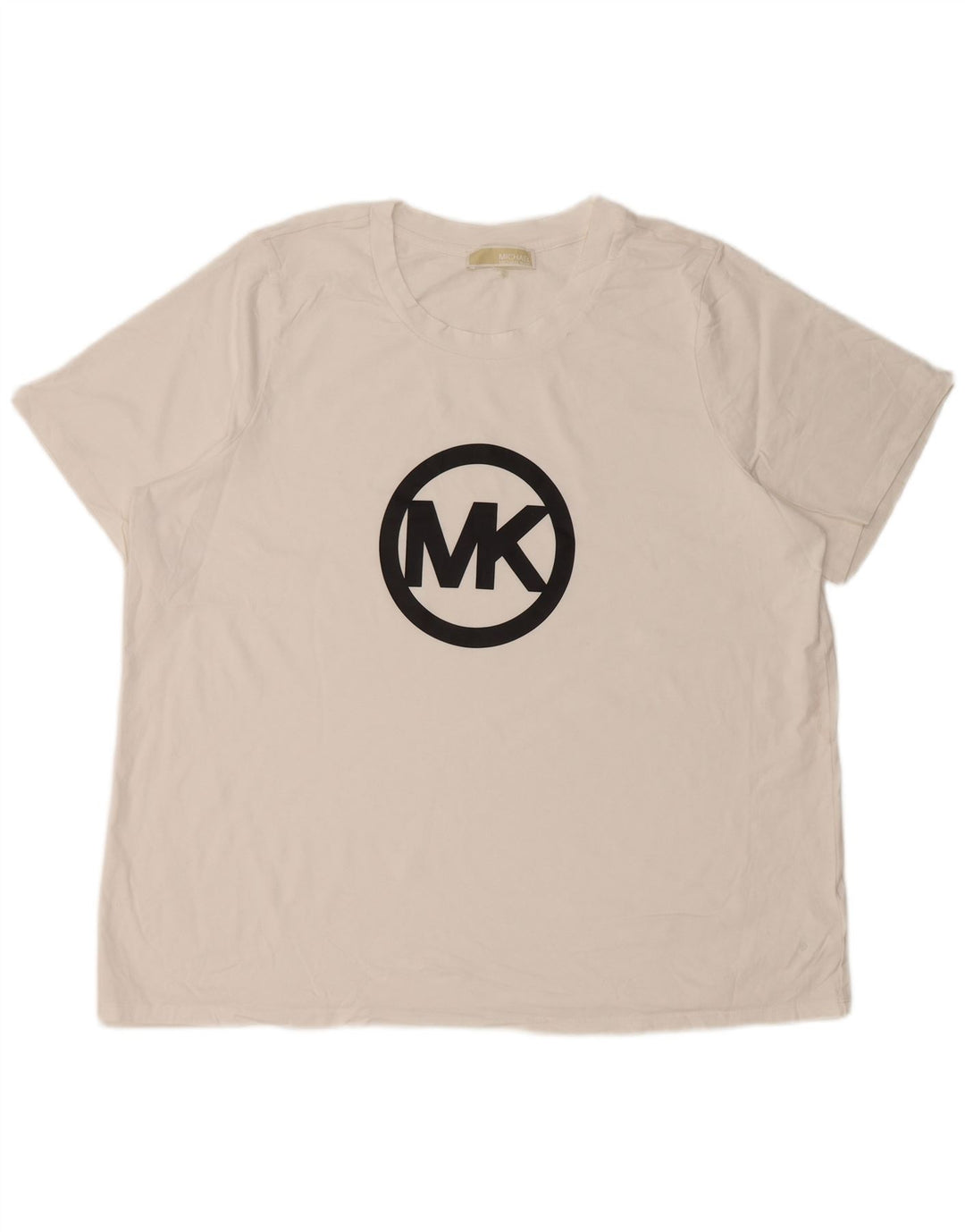 Męska koszulka z grafiką MICHAEL KORS, góra XL, biała bawełna