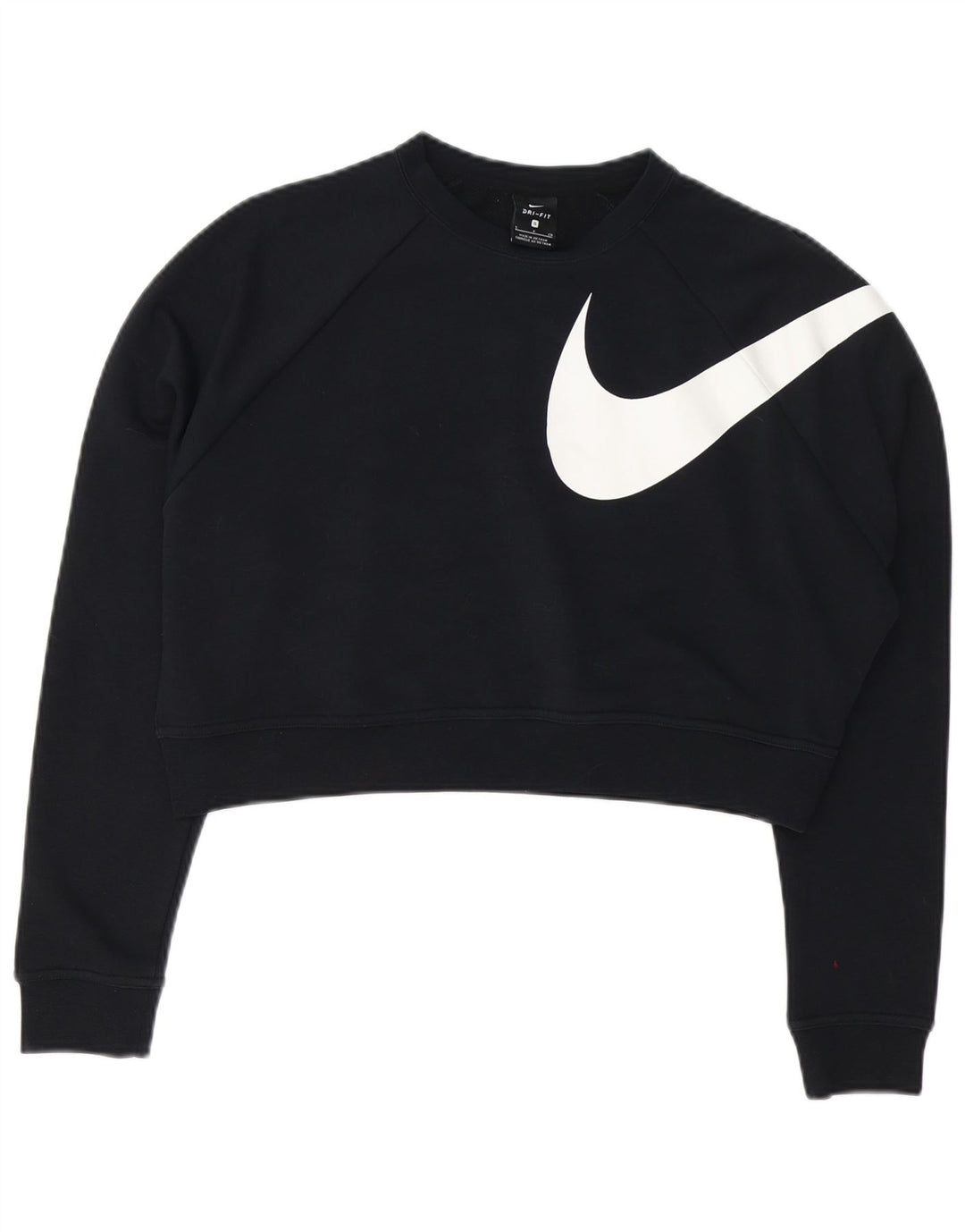 Damska bluza z krótkim rękawem NIKE, oversize, z grafiką, UK 10, mała czarna