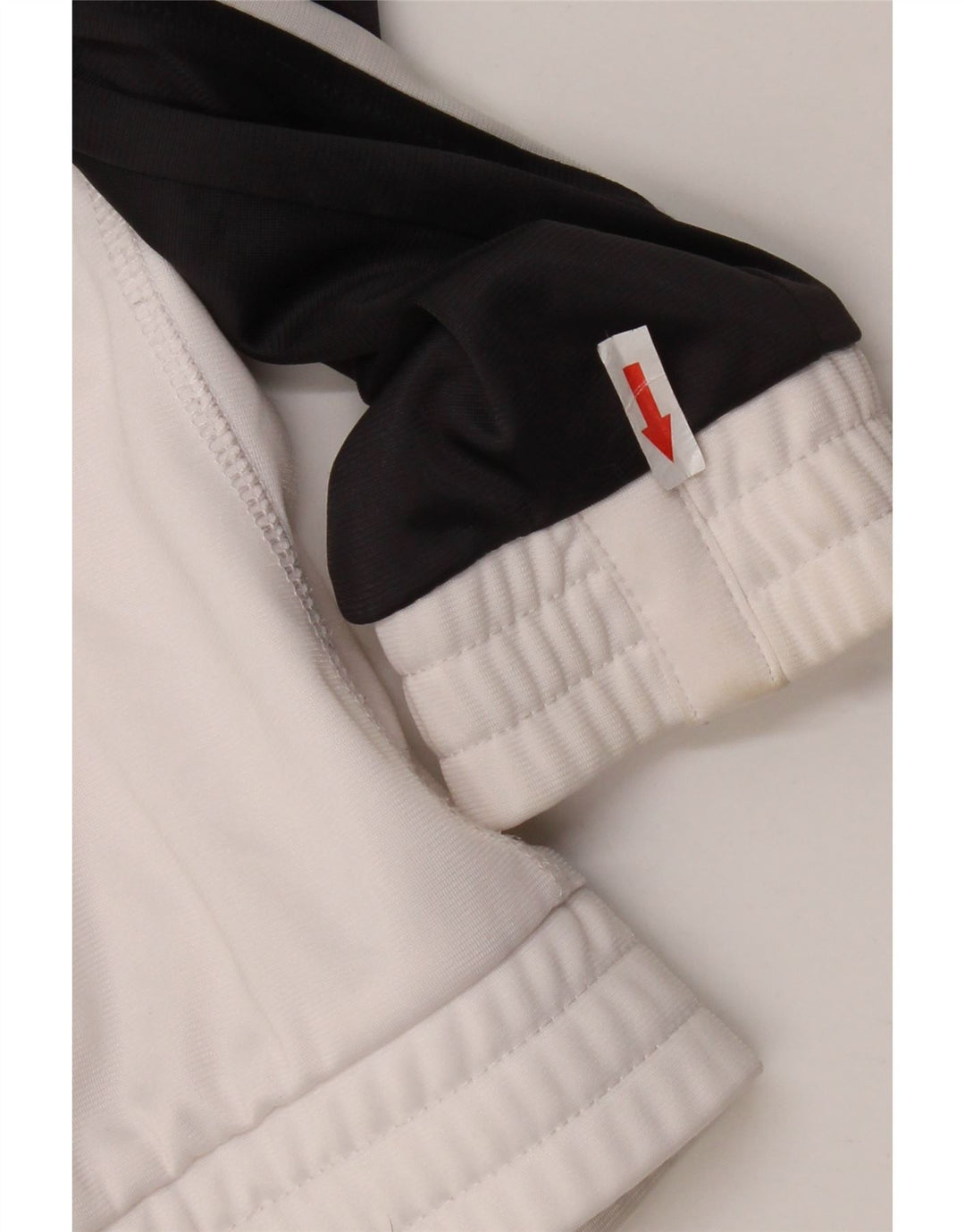 Męska kurtka dresowa Lotto, mała, biała, z blokami kolorów