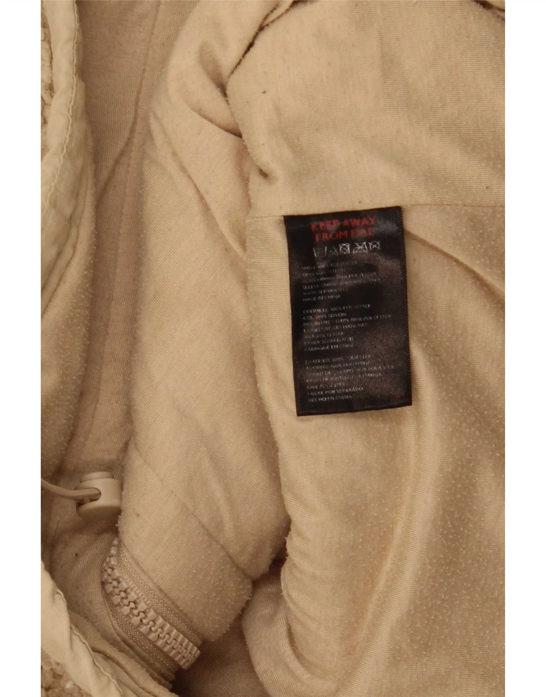Męska kurtka polarowa Urban Outfitters UK 36, mała, beżowa, poliester