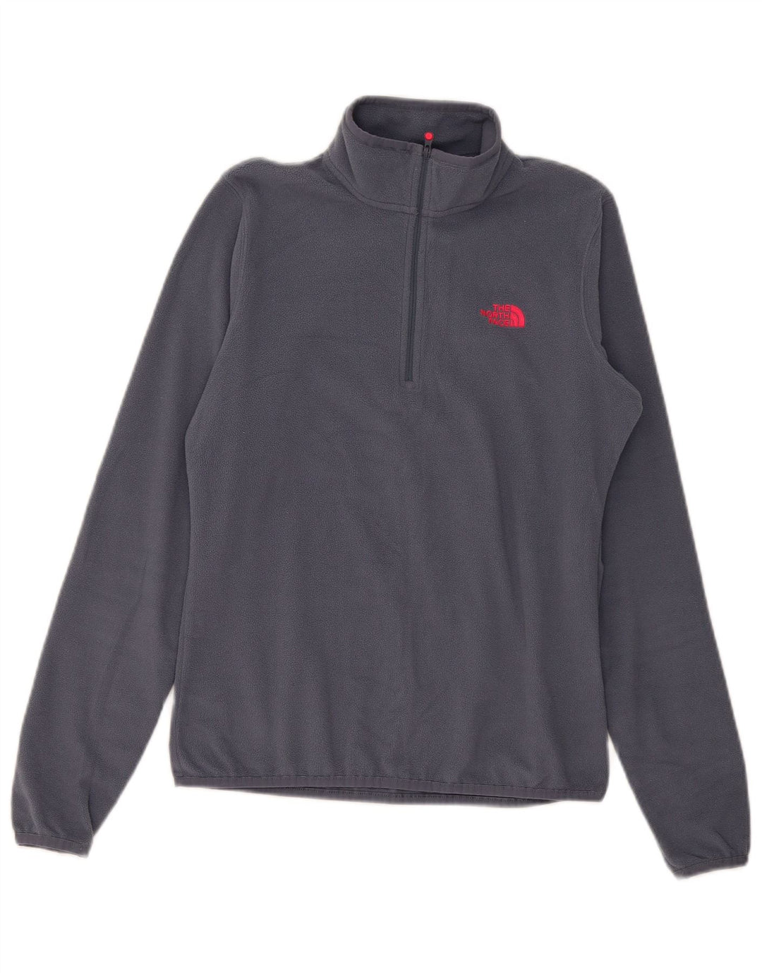 Damski sweter polarowy The North Face z zamkiem błyskawicznym, UK 10, mały, szary poliester