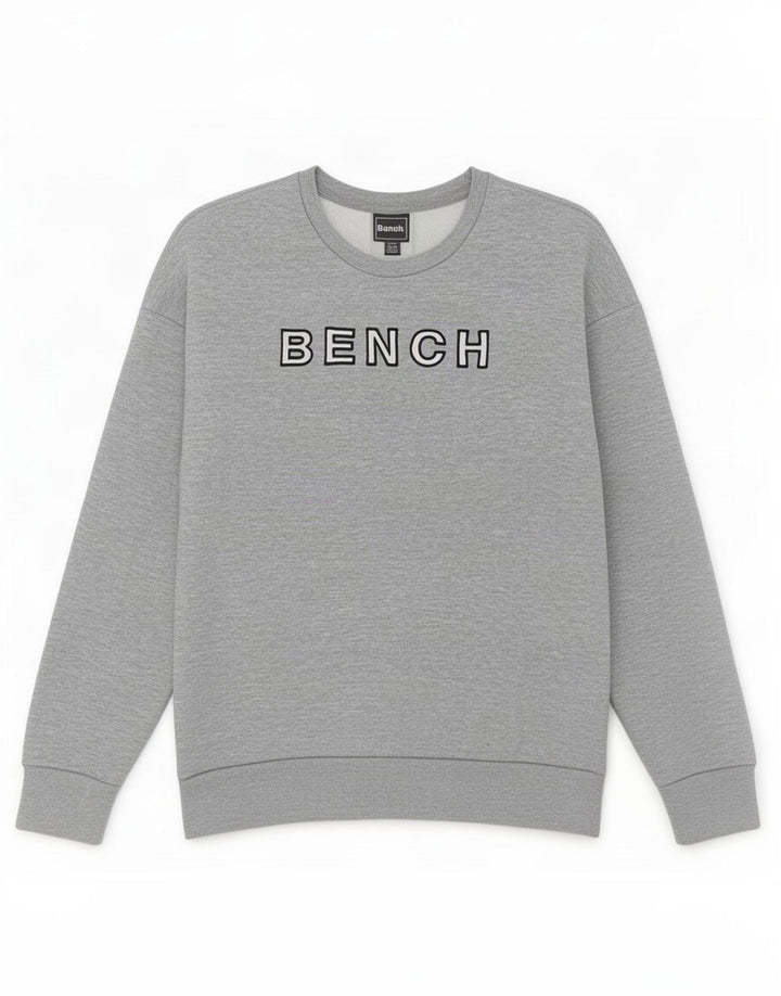 Damska bluza z grafiką Bench UK 20 2XL Szary poliester
