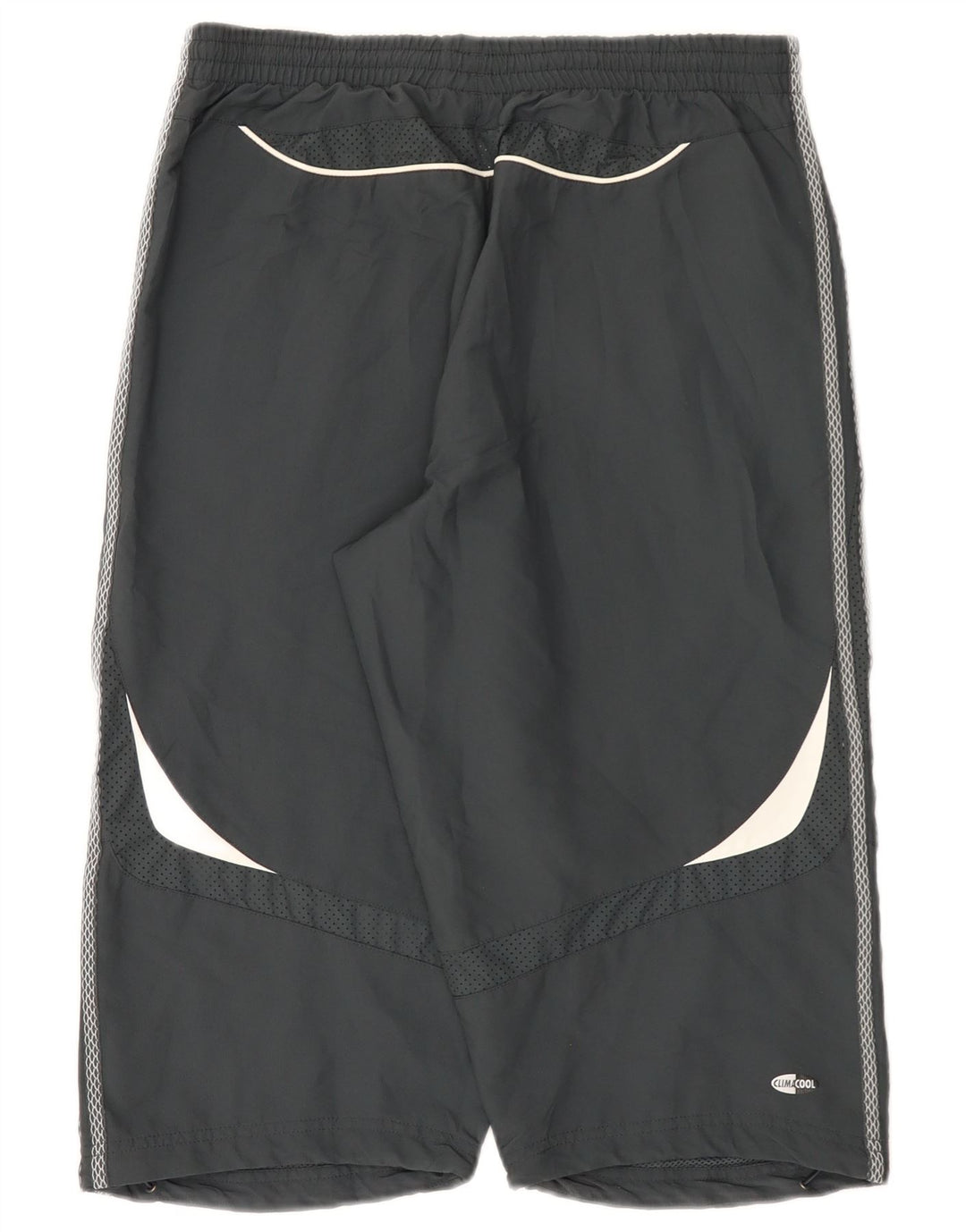 Męskie spodenki sportowe Adidas Climacool Bermuda, średnioszare, z blokami kolorów